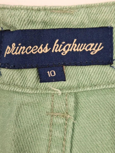 Princess Highway Sage Light Denim Shorts Size 10 by SwapUp-Online Second Hand Store-Online Thrift Store
