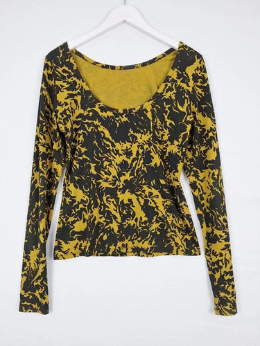 Prozena Schouler Autumnal Scoop Back Top Size M by SwapUp-Online Second Hand Store-Online Thrift Store