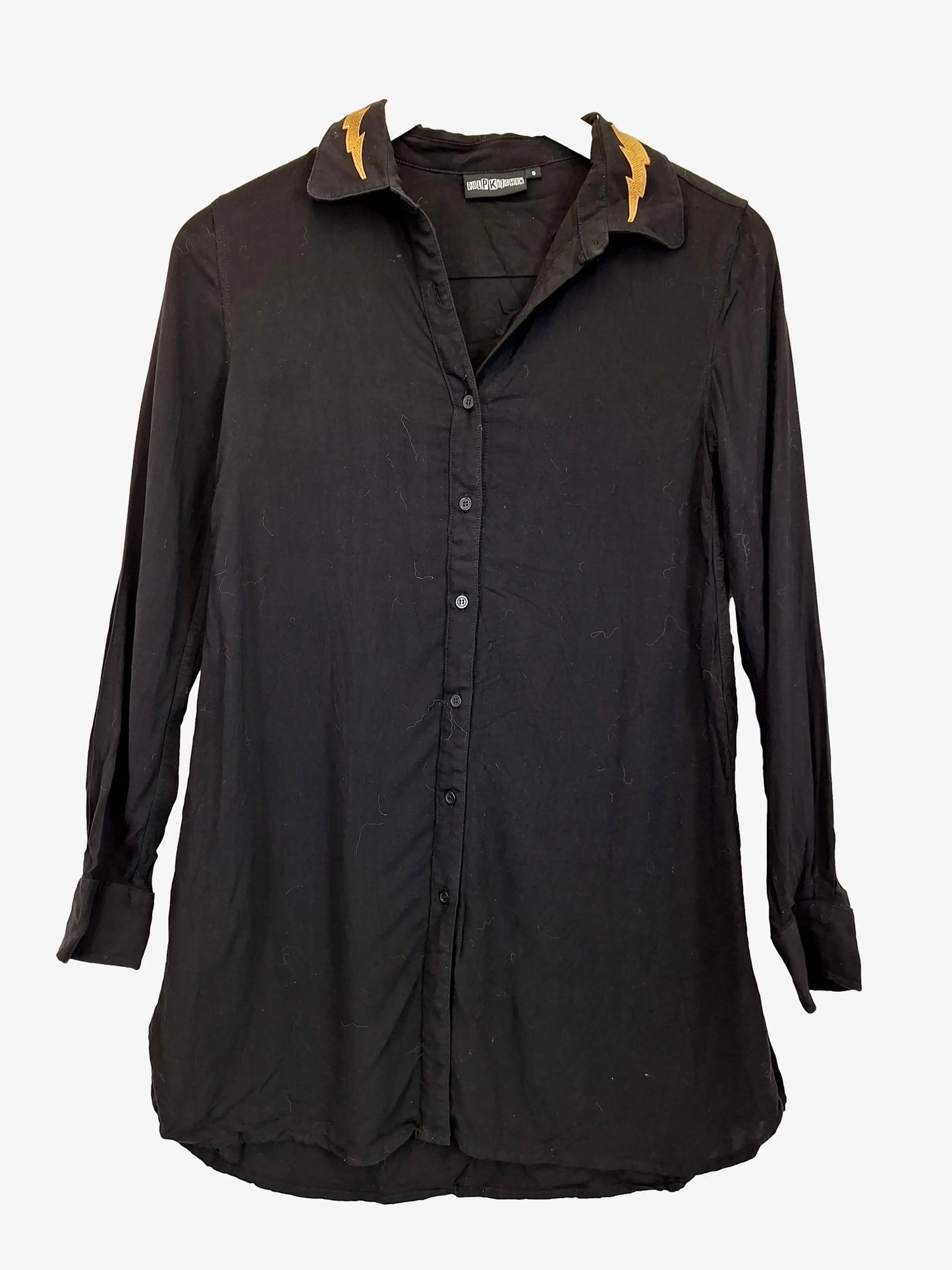 Pulp Kitchen Electric All Black Shirt Size 6 by SwapUp-Online Second Hand Store-Online Thrift Store