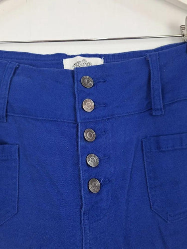 Queen The Label Electric Blue Vintage Style Jeans Size 14 by SwapUp-Online Second Hand Store-Online Thrift Store