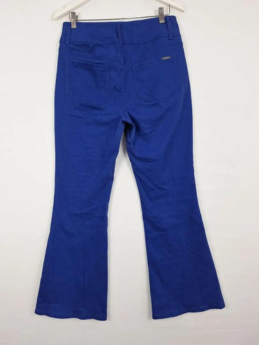 Queen The Label Electric Blue Vintage Style Jeans Size 14 by SwapUp-Online Second Hand Store-Online Thrift Store