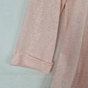 RC & Co Baby Pink Metallic Split Back Top Size S by SwapUp-Online Second Hand Store-Online Thrift Store