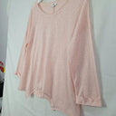 RC & Co Baby Pink Metallic Split Back Top Size S by SwapUp-Online Second Hand Store-Online Thrift Store