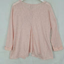 RC & Co Baby Pink Metallic Split Back Top Size S by SwapUp-Online Second Hand Store-Online Thrift Store