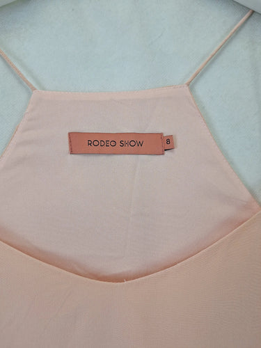 RODEO SHOW Peach Dainty Flow Top Size 8 by SwapUp-Online Second Hand Store-Online Thrift Store