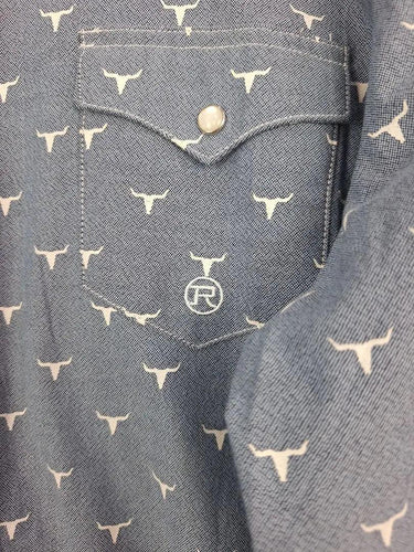 ROPER Chambray Western Style Shirt Size XL by SwapUp-Online Second Hand Store-Online Thrift Store