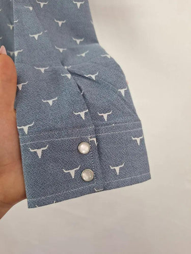 ROPER Chambray Western Style Shirt Size XL by SwapUp-Online Second Hand Store-Online Thrift Store