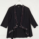 RTM Sequin Trim Drape Cardigan Size 14 by SwapUp-Online Second Hand Store-Online Thrift Store