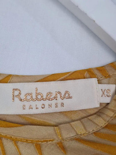 Rabens Saloner Soft Relaxed Fit Palm Leaf Top Size XS by SwapUp-Online Second Hand Store-Online Thrift Store