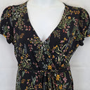 Rachel Zoe Dark Floral Feminine Wrap Style Dress Size L by SwapUp-Online Second Hand Store-Online Thrift Store