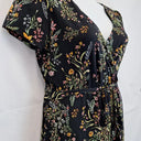Rachel Zoe Dark Floral Feminine Wrap Style Dress Size L by SwapUp-Online Second Hand Store-Online Thrift Store