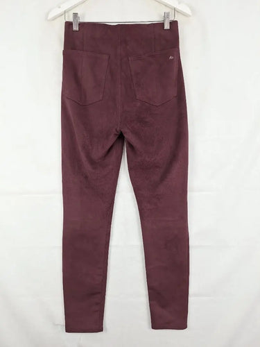 Rag & Bone Maroon Skinny Velvety Pants Size M by SwapUp-Online Second Hand Store-Online Thrift Store