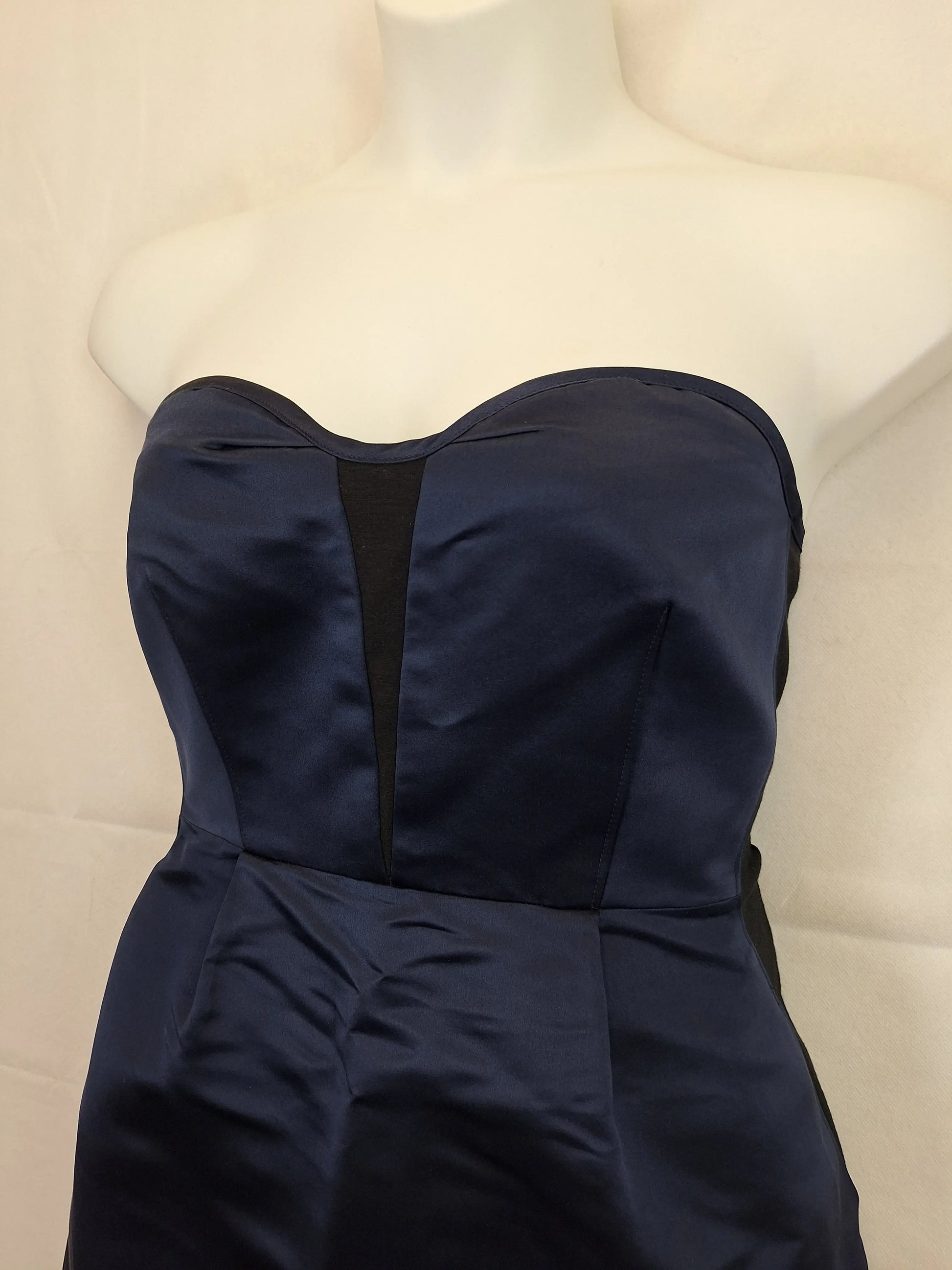 Rag & Bone Navy Strapless Evening Mini Dress Size 12 by SwapUp-Online Second Hand Store-Online Thrift Store