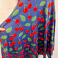 Rainbows and Fairies Retro Cherry Midi Dress Size L by SwapUp-Online Second Hand Store-Online Thrift Store