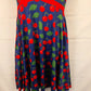 Rainbows and Fairies Retro Cherry Midi Dress Size L by SwapUp-Online Second Hand Store-Online Thrift Store