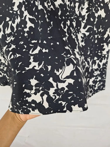 Ralph Lauren Midnight Flowers Silk Midi Skirt Size 10 by SwapUp-Online Second Hand Store-Online Thrift Store