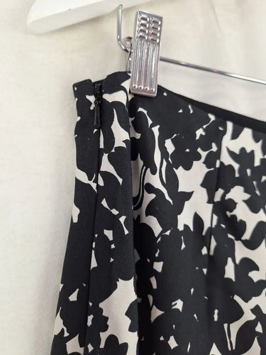 Ralph Lauren Midnight Flowers Silk Midi Skirt Size 10 by SwapUp-Online Second Hand Store-Online Thrift Store