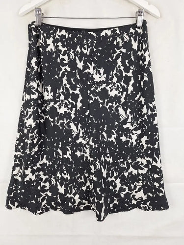 Ralph Lauren Midnight Flowers Silk Midi Skirt Size 10 by SwapUp-Online Second Hand Store-Online Thrift Store