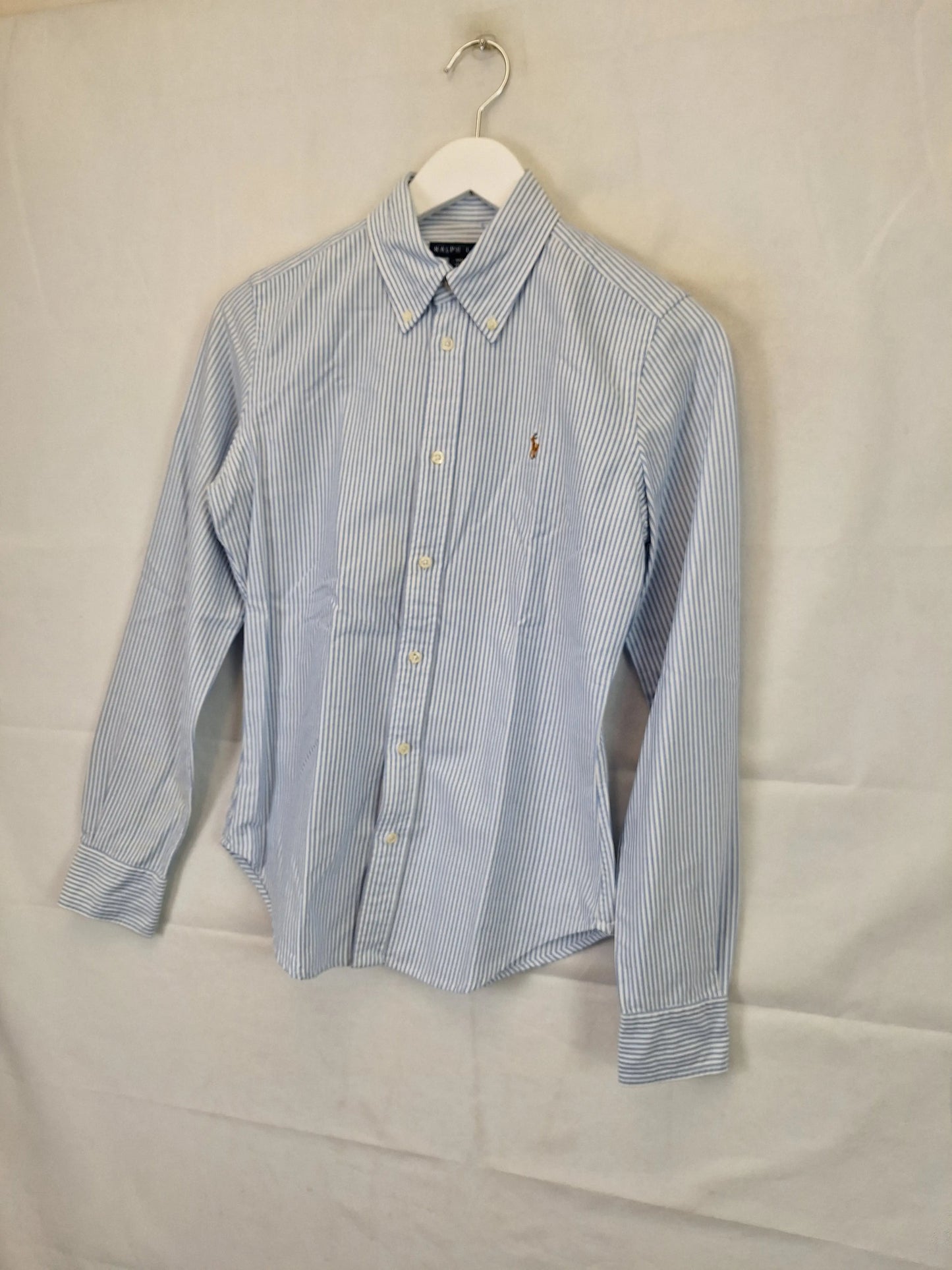 Ralph Lauren Sophisticated Pinstripe  Shirt Size 6 by SwapUp-Online Second Hand Store-Online Thrift Store