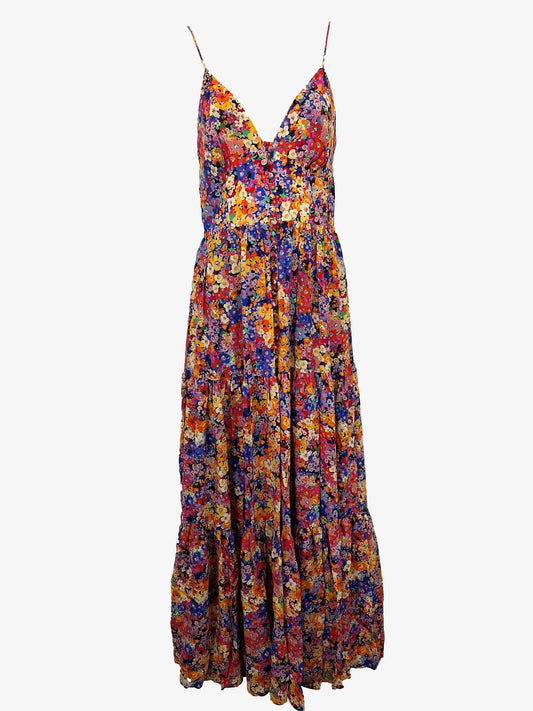 Rebecca Vallance Classic Silk Maxi Dress Size 8 by SwapUp-Online Second Hand Store-Online Thrift Store