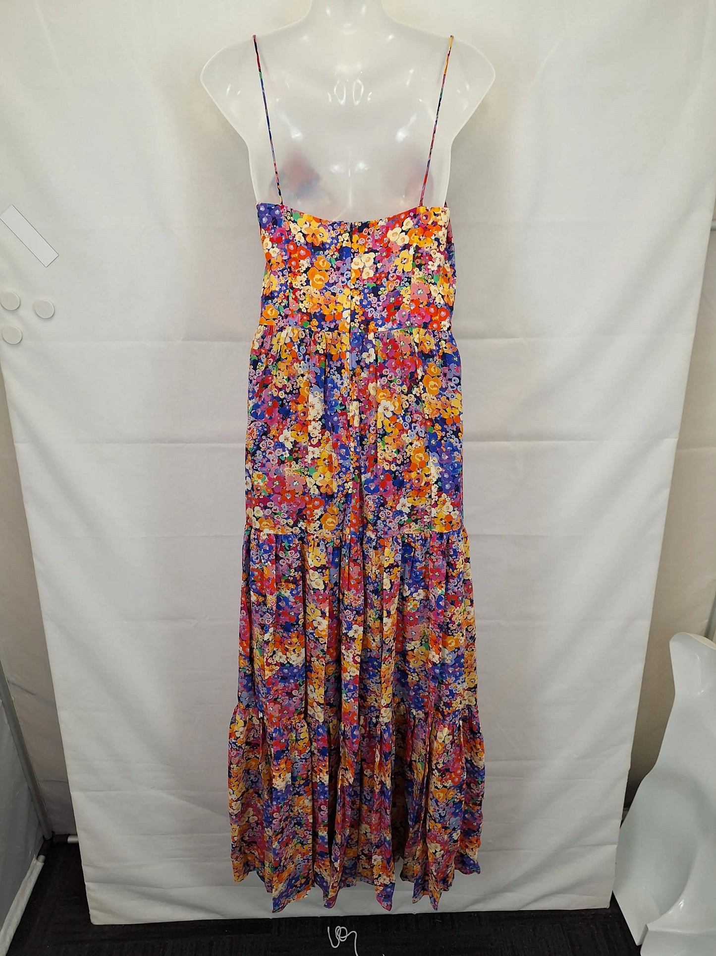 Rebecca Vallance Classic Silk Maxi Dress Size 8 by SwapUp-Online Second Hand Store-Online Thrift Store