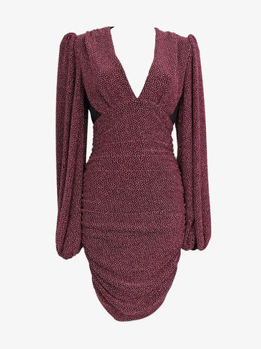 Rebecca Vallance Pink Sparkle Rouched Dress Size 6 by SwapUp-Online Second Hand Store-Online Thrift Store