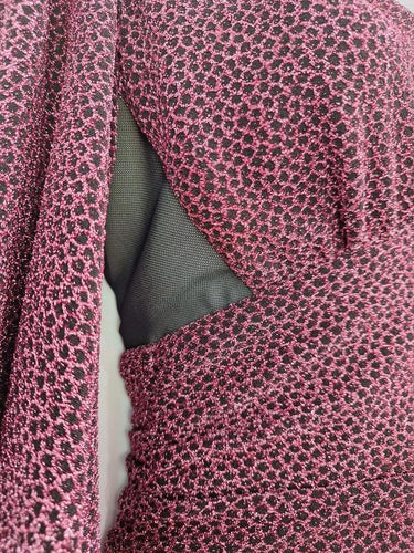 Rebecca Vallance Pink Sparkle Rouched Dress Size 6 by SwapUp-Online Second Hand Store-Online Thrift Store