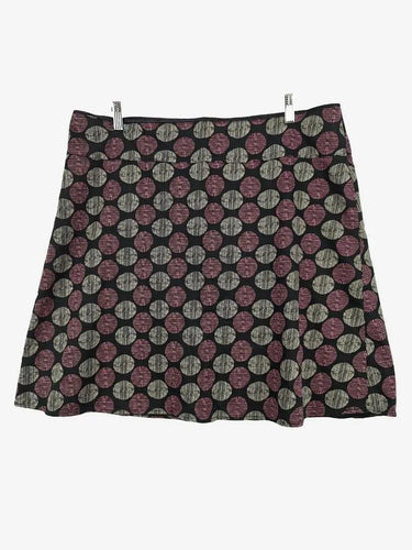 Red Herring Geo Spotted A-Line Mini Skirt Size 18 by SwapUp-Online Second Hand Store-Online Thrift Store