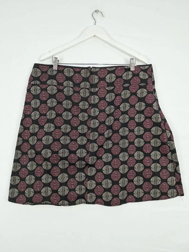 Red Herring Geo Spotted A-Line Mini Skirt Size 18 by SwapUp-Online Second Hand Store-Online Thrift Store