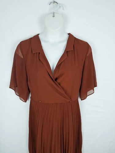 Refinity Everyday Pleated Maxi Dress Size M by SwapUp-Online Second Hand Store-Online Thrift Store