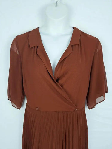 Refinity Everyday Pleated Maxi Dress Size M by SwapUp-Online Second Hand Store-Online Thrift Store
