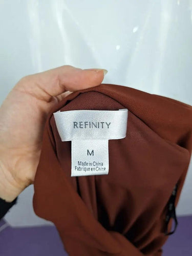 Refinity Everyday Pleated Maxi Dress Size M by SwapUp-Online Second Hand Store-Online Thrift Store