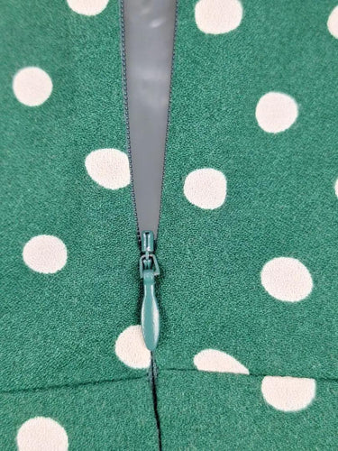 Reformation Emerald Polka Dot Midi Dress Size 6 by SwapUp-Online Second Hand Store-Online Thrift Store