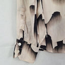 Reiss Beige Brushstroke Button Up Shirt Size 10 by SwapUp-Online Second Hand Store-Online Thrift Store
