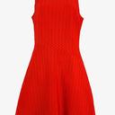 Reiss Bright Red Wavy Textured Dress Size 10 by SwapUp-Online Second Hand Store-Online Thrift Store