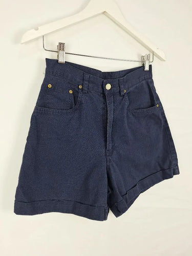 Republic Clothing Navy Cotton Cuffed Weekend Shorts Size 10 by SwapUp-Online Second Hand Store-Online Thrift Store