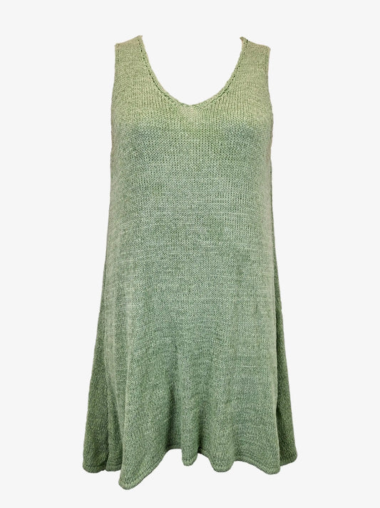 Reverse Mint Loose Weave Knit Mini Dress Size M by SwapUp-Online Second Hand Store-Online Thrift Store