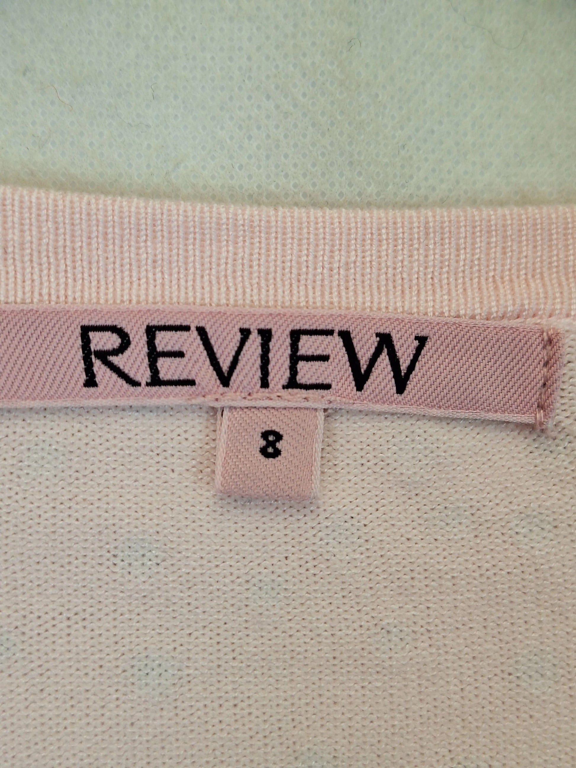 Review Baby Pink Bedazzled Knit Cardigan Size 8 by SwapUp-Online Second Hand Store-Online Thrift Store