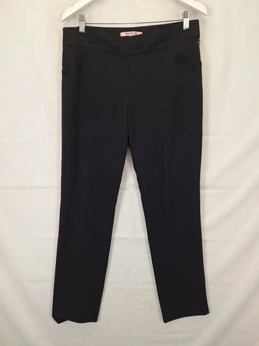 Review Button Embelishments Cocktail Pants Size 12 by SwapUp-Online Second Hand Store-Online Thrift Store