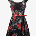 Review Cross Stitch Printed Off Shoulder Mini Dress Size 8 by SwapUp-Online Second Hand Store-Online Thrift Store