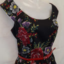 Review Cross Stitch Printed Off Shoulder Mini Dress Size 8 by SwapUp-Online Second Hand Store-Online Thrift Store