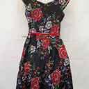 Review Cross Stitch Printed Off Shoulder Mini Dress Size 8 by SwapUp-Online Second Hand Store-Online Thrift Store