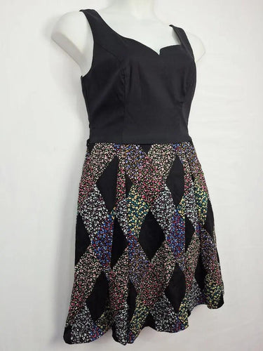 Review Diamond Blossom Midi Dress Size 12 by SwapUp-Online Second Hand Store-Online Thrift Store