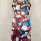 Review Elegant Floral Shift Midi Dress Size 8 by SwapUp-Online Second Hand Store-Online Thrift Store