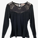 Review Elegant Lace And Knit Evening Top Size 8 by SwapUp-Online Second Hand Store-Online Thrift Store