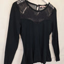Review Elegant Lace And Knit Evening Top Size 8 by SwapUp-Online Second Hand Store-Online Thrift Store