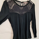 Review Elegant Lace And Knit Evening Top Size 8 by SwapUp-Online Second Hand Store-Online Thrift Store