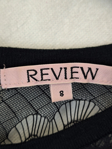 Review Elegant Lace And Knit Evening Top Size 8 by SwapUp-Online Second Hand Store-Online Thrift Store