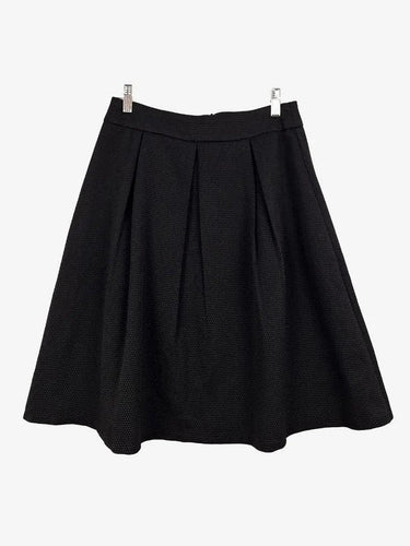Review Elegant Textured Box Pleated Midi Skirt Size 8 by SwapUp-Online Second Hand Store-Online Thrift Store