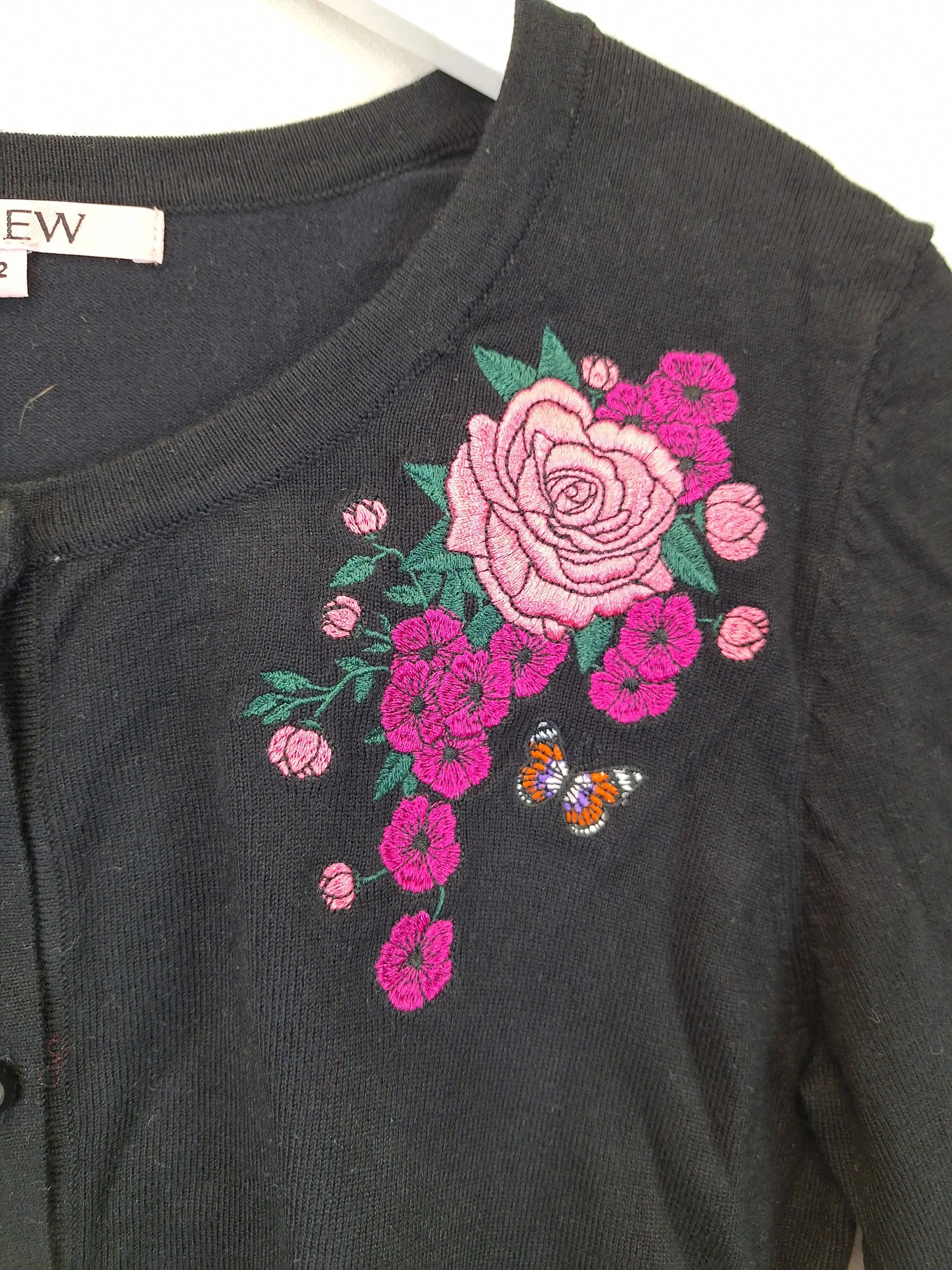 Review Essential Rose Garden Cardigan Size 12 by SwapUp-Online Second Hand Store-Online Thrift Store